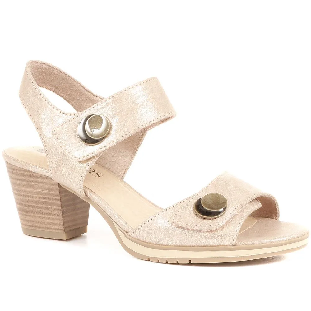 Adjustable Block-Heeled Sandals - JANSP35039 / 321 373