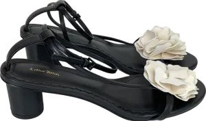& Other Stories Black Heeled Leather Sandals UK 5 EU 38 👠