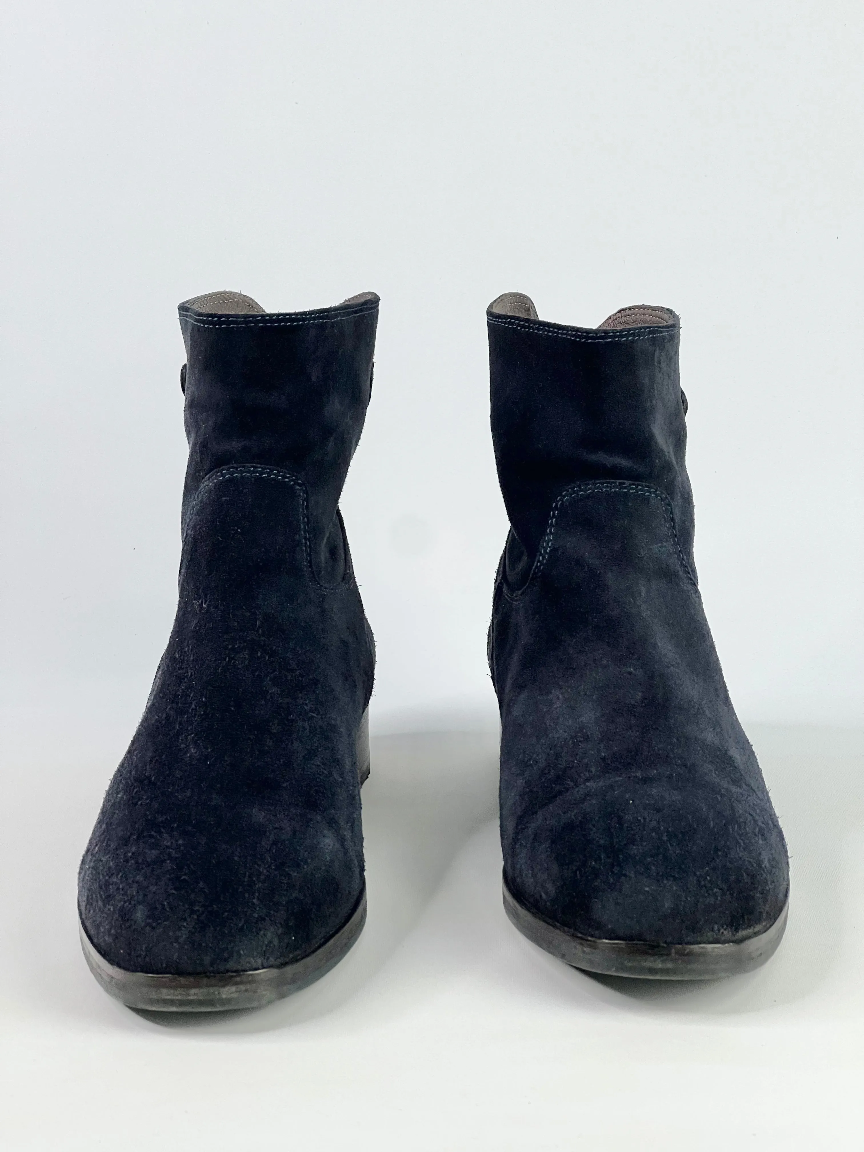 Bianca Buccheri Midnight Blue Suede Boots - EU40