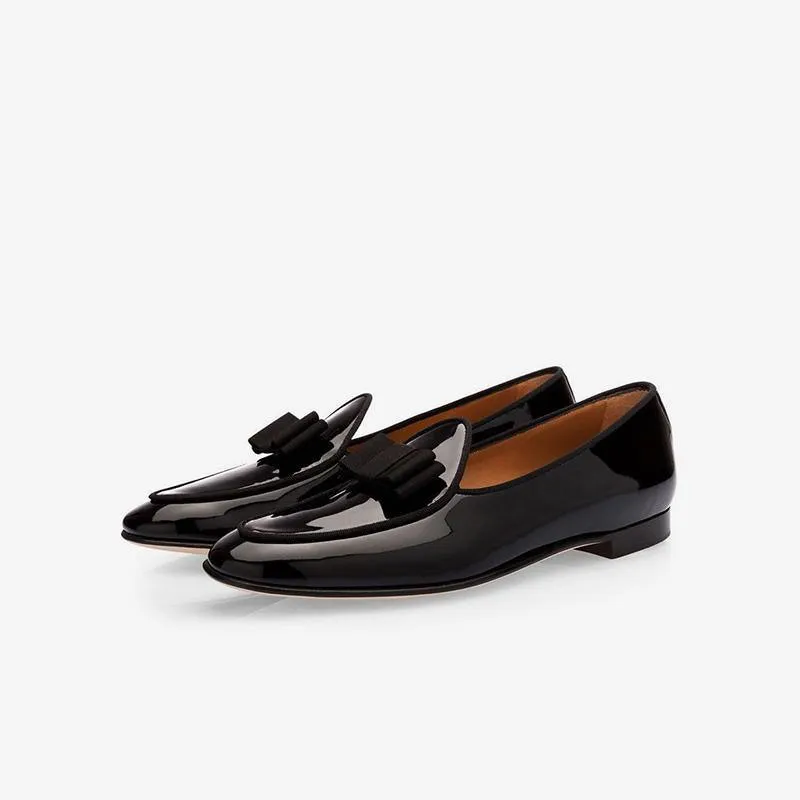 Black Spiked Slip-On Sneakers