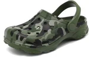 Boys and Girls Graphic Clogs for Kids,Unisex Eva Mules for Big Kid,Little Kid,Boy and Girl Closed Toe Slide Sandals