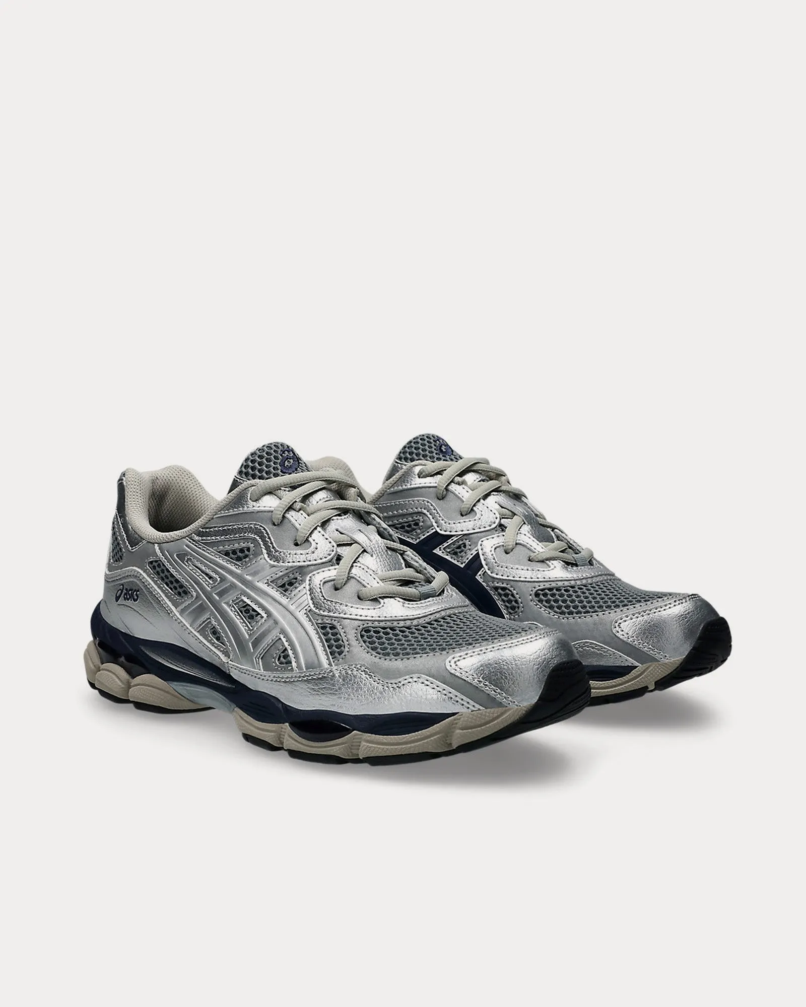 Gel-NYC Pure Silver / Midnight Low Top Sneakers