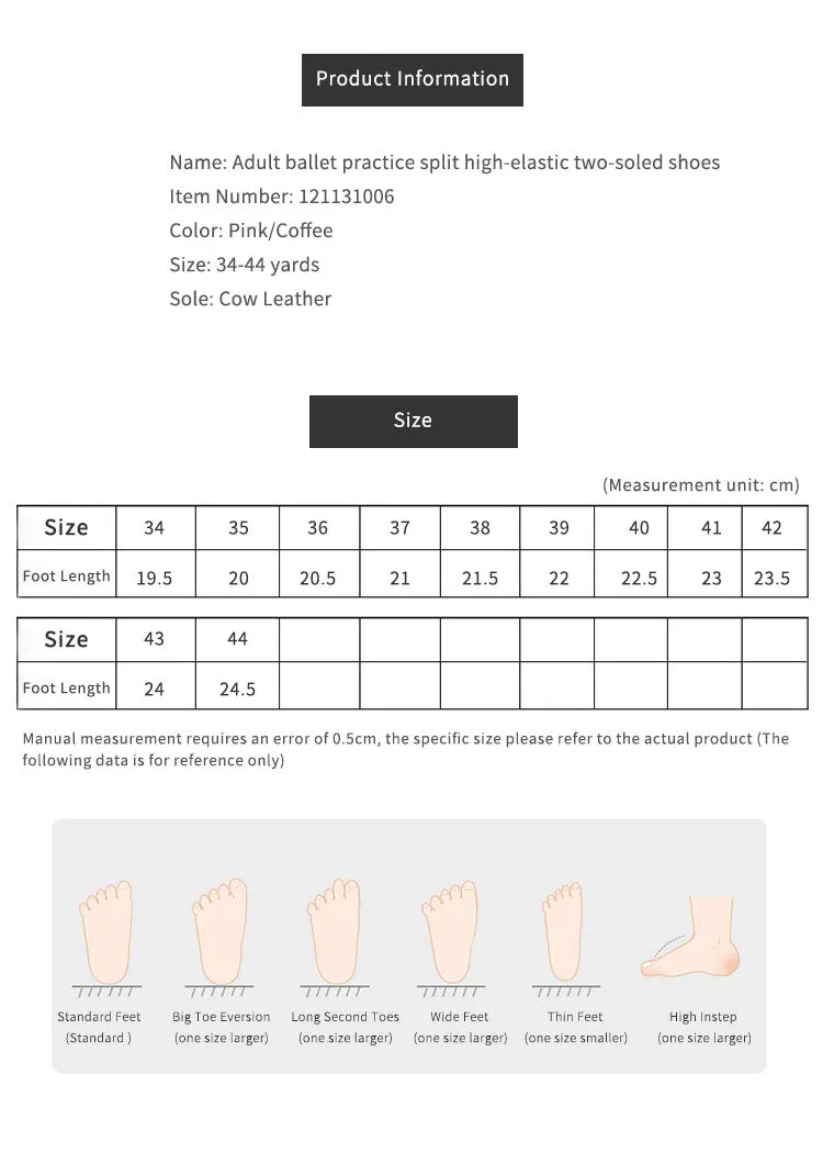 Soft Sole Stretch Cloth Training Shoes Ballet Shoes