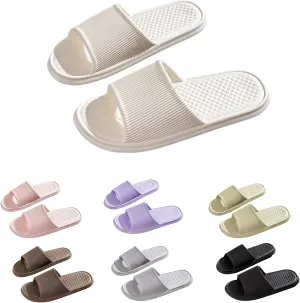 Womens Summer Slippers,Shower Slippers Bathroom Non-Slip Sole Home Comfy Thick Men's women's Slippers